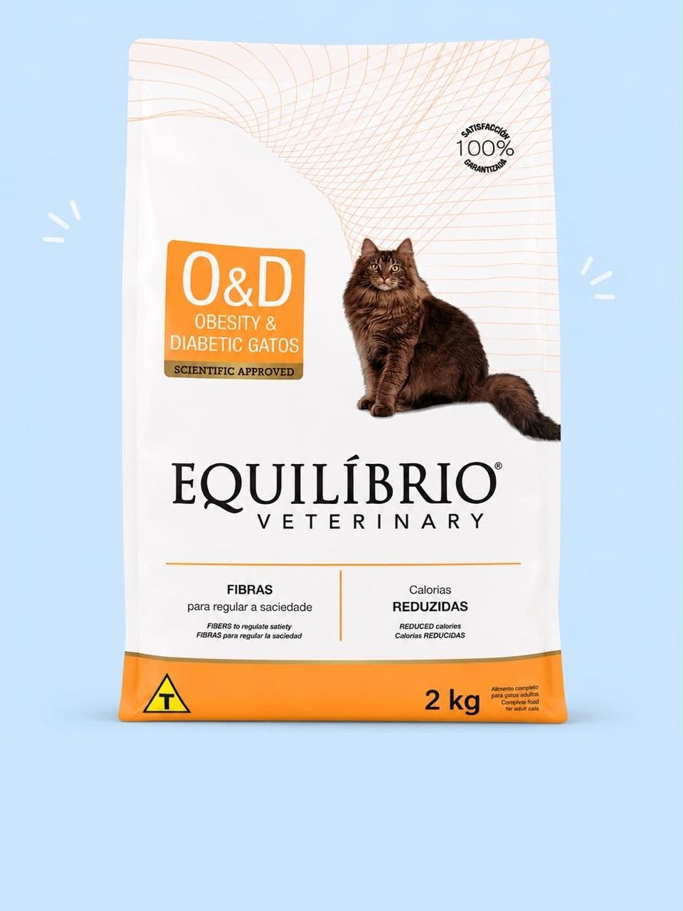 Equilíbrio Obesidad y Diabetes para gatos 2 kg